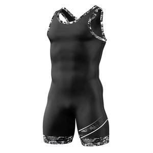 Custom Logo Sublimation Sportswear Spandex/Polyester Wrestling Singlets-Athletic Supports <b>Sports</b> <b>Jumpsuit</b> - Product Image 5