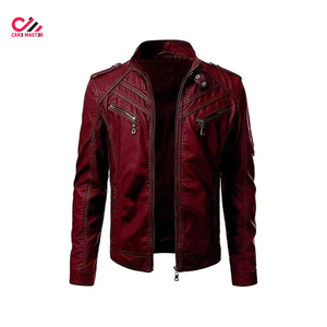 Custom <b>Real</b> <b>Leather</b> <b>Jacket</b> <b>Leather</b> <b>Jackets</b> Factory Price <b>Jacket</b> Pakistan Lamb <b>Leather</b> Wholesale Fashion Men Black Custom Brand - Product Image 1