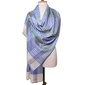 Bufanda de cuello largo tejida con telar manual de Pashmina de Cachemira pura para inviernos, bufandas de Cachemira pura de sensación cálida y acogedora - Product Image 3