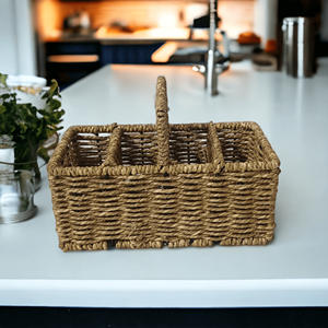 Jute Rope Metal Organizer Gift Natural Factory Price Tabletop <b>Display</b> High-Quality Eco-friendly Hand-woven by Indian Artisans - Product Image 5