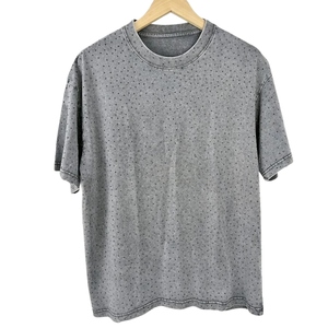 T-shirts pour hommes en toile de polyester respirante à col rond, coupe régulière, séchage rapide, avec logo personnalisé et strass, service OEM - Product Image 1