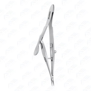 Pinza de sujeción con bloqueo para agujas oftálmicas Kalt, reutilizable, manual, de acero inoxidable, para uso quirúrgico hospitalario - Product Image 4