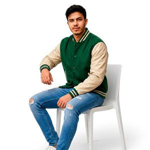 Fabricant de vestes universitaires personnalisées, vêtements de rue haut de gamme, vestes Letterman, vente en gros, vêtements à marque privée, fournisseur d'usine OEM - Product Image 4