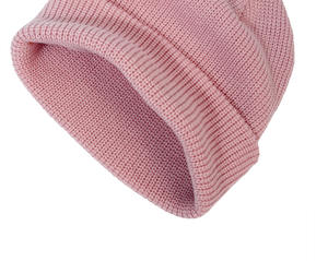 Gorro de Punto Azul, Gorro de Invierno Unisex, Gorra Ajustada de Color Sólido con Logotipo Bordado, 56-58CM, Material Acrílico, Estilo Casual - Product Image 2