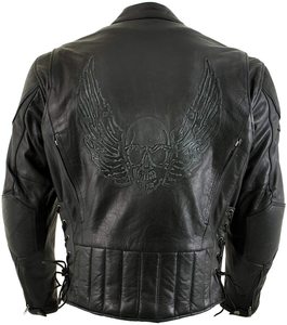 New Men's Custom Winter Sportswear Waterproof Windproof Black PU <b>Leather</b> for Racing Bomber <b>Jacket</b> Customizable Plus Size - Product Image 1