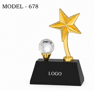 Metal diamond <b>trophy</b> designed for outstanding achievements. - Product Image 1