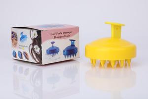Brosse ronde en silicone ionique Zenara pour le cuir chevelu avec fonction de massage, recyclable et respectueuse de l'environnement, pour usage domestique - Product Image 3