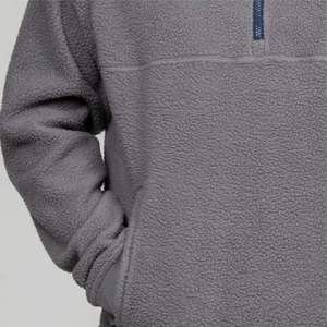Sweat-shirts pour hommes couleur gris foncé très demandés, 100% polaire, grammage lourd, poches latérales, coupe oversize, unisexe - Product Image 6