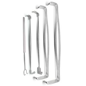 Juego de Retractores Senn Miller de 5 Piezas, Instrumento Manual de Acero Inoxidable para Operaciones, Certificado CE Clase I - Product Image 1