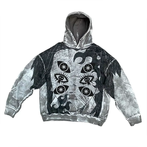 Sweat-shirts à capuche pour hommes, design personnalisé, amples, en coton épais, vestes à capuche et sweats pour hommes - Product Image 1