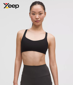 เสื้อชั้นในกีฬาโยคะคุณภาพสูงสำหรับผู้หญิง XEEP รุ่น XC-SB-134 แบบเรียบง่าย ระบายอากาศได้ดี สายปรับได้ แผ่นรองถอดออกได้ รองรับได้ดีเยี่ยม แห้งเร็ว - Product Image 1