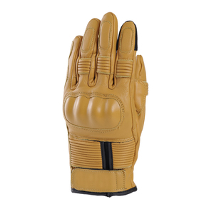 Full Finger Leather Racing Gloves With Palm Guard And Adjustable <b>Wrist</b> <b>Strap</b> For Riding Outdoor Use Unisex - Product Image 1