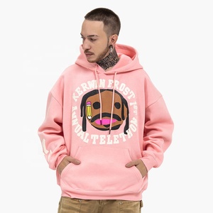 Pull en molleton épais surdimensionné, pour hommes et femmes, sweat à capuche imprimé graphique 3D en alliage, 2020 - Product Image 3