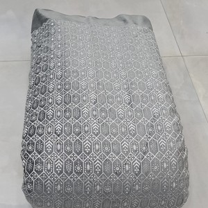 Velvet Embroidered Fabric Designer Fabric Luxury Fabric Velvet Lace Fabric for <b>Modest</b> Fashion Garment Manufacturing Export EU UK - Product Image 1