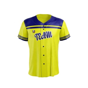 Custom Logo Unisex Baseball Softball Uniforms High Quality 100% Polyester Breathable Moisture Wicking Short Wholesale - Product Image 5