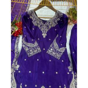 Robes de soirée de créateur, tenue de soirée, haut, bas, dupatta - Product Image 2