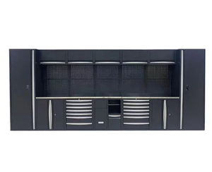 CYD Garage Storage Combination Tool <strong>Cabinets</strong> Heavy Duty Stainless Steel Top Workshop Metal WorkBench Tool Bench Workstation - Product Image 1
