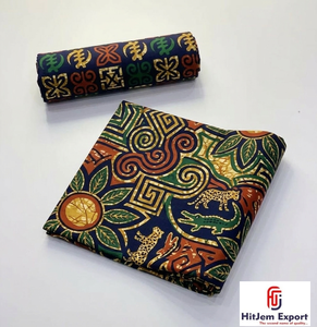 Tela Africana Auténtica de Malawi, Estampado Ankara Holandés, 100% Algodón, Calidad Premium, Textil Original, Venta al Por Mayor para Exportación - Product Image 5