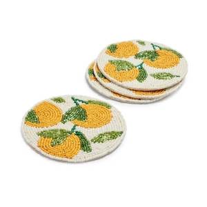 Juego de Posavasos Bordados a Mano de Lujo con Cuentas para Mesas de Café, Comedores y Decoración Elegante del Hogar - Product Image 4