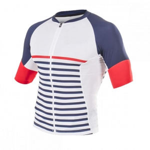 Maillot de cyclisme professionnel pour hommes, design rembourré, tissu respirant à séchage rapide, coupe ajustée, confortable, pour l'extérieur, l'été, la route, le VTT - Product Image 2