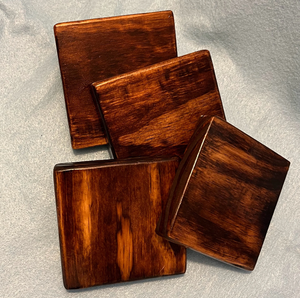 Posavasos de Madera Personalizables con Logotipo, Accesorios de Decoración para Mesa, Venta al por Mayor, Posavasos Cuadrados de Madera para Cocina - Product Image 1