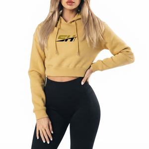 Sudaderas con Capucha Personalizadas de Diseño Casual, Estilo Urbano, Hombros Caídos, Transpirables, Ecológicas, Tejidas, a Bajo Precio, para Mujer - Product Image 1