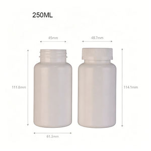 บรรจุภัณฑ์พลาสติก ขวดพลาสติก HDPE สีขาว ขนาด 250 ซีซี คอขวด 45-400 สำหรับผลิตภัณฑ์ดูแลสุขภาพ - Product Image 3