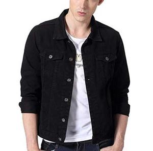 Veste en jean multi-poches avec patchs et boutons |   Veste en jean décontractée pour homme, style workwear, pour l'automne/hiver/été/printemps - Product Image 5