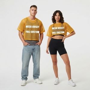 Custom Logo <b>Polyester</b> Breathable Tshirt Men's Mesh Football Jersey Boxy Fit Tee Screen Printing <b>T</b> <b>Shirt</b> for Men and women - Product Image 2