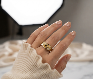 Anillo de Oro Personalizado al por Mayor para Mujer y Hombre, Joyería de Lujo para Bodas y Fiestas, Estilo Hip Hop, Directo de Fábrica, OEM/ODM - Product Image 5