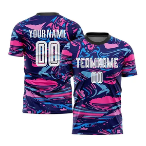 Uniformes de fútbol personalizados con logotipo sublimado, conjuntos completos de camiseta y pantalones cortos para entrenamiento de equipos, ropa deportiva para hombre - Product Image 5