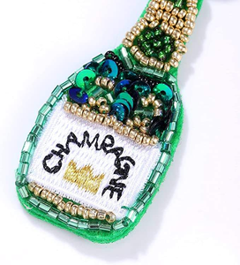 Pendientes de Cuentas Hechos a Mano, Nueva Moda, Diseño de Joyería Bohemia, Pendientes Colgantes con Cuentas de Semillas, para Fiestas, con Perlas Doradas, el Último Regalo para Mujer - Product Image 2