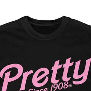Camiseta AKA Pretty Since 1908, camiseta negra de algodón de primera calidad con cuello redondo y manga corta, ropa de hermandad griega, top de moda - Product Image 5