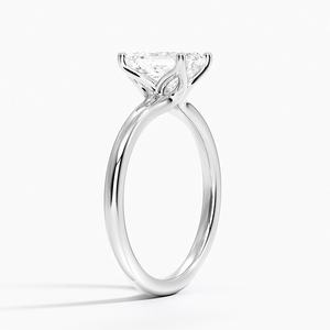 BOJ <b>Ring</b> 076 <b>Emerald</b> Cut 925 <b>Silver</b> Halo Prong Stone Solitaire Diamond <b>Ring</b> 2ct D Color VVS1 Moissanite GRA Certified Low Price - Product Image 2