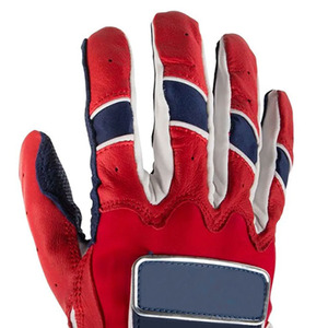 Guantes de Bateo de Béisbol de Alto Impacto, Estilo Deportivo, Dedos Completos, Bicolor, Diseño Único, Muñeca Ajustable, Guante Deportivo - Product Image 5