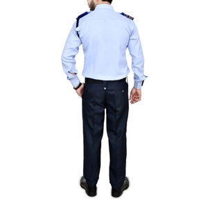 Uniforme de seguridad de invierno de talla personalizada para hombre, poliéster/algodón, uniforme de guardia de manga larga para exteriores, uniforme de guardia de seguridad a prueba de vandalismo - Product Image 3