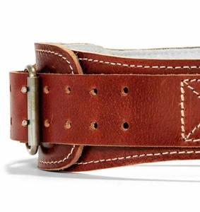Ceinture de musculation en cuir personnalisée à double boucle, design conique de 4 pouces, pour entraînement en salle de sport et musculation - Product Image 5