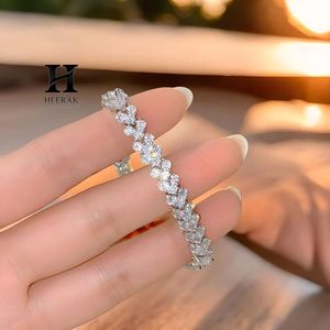 Sparkling Multi-Row Diamond Link Bracelet, High-End Fashion Jewelry for <b>Men</b>/Women - Product Image 1