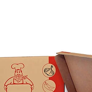 Proveedor al por Mayor de Cajas de Pizza Corrugadas Kraft, Fabricante de Envases de Alimentos con Logotipo Personalizado - Product Image 4