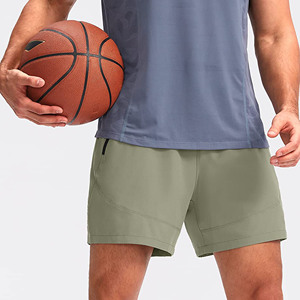<b>Men's</b> Quick Dry Fitness Gym <b>Shorts</b> For <b>Men</b> Casual Style Joggers Training Pants with Solid <b>Pattern</b> for Bodybuilding and Running - Product Image 3