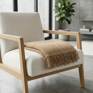 Line Throw Jute Woven Soft Fabric Solid Long Lightweight Decorative Throw <b>Blanket</b> Home Textile Scarves <b>Shawls</b> Sofa Boys Girls - Product Image 4