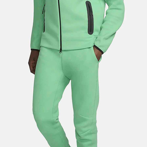Pantalones Deportivos Verdes para Hombre 2026, con Cordón, Bolsillos Laterales, Cintura Elástica, Tejido Casual de Algodón y Spandex, Transpirables, para Otoño - Product Image 6