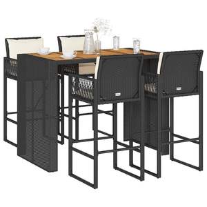 Ensemble de bar de jardin noir - Product Image 1