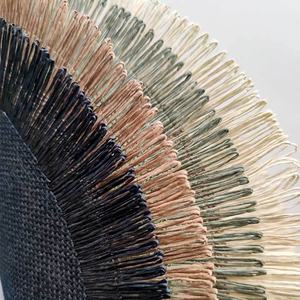 เสื่อปูโต๊ะปอกระเจาทำด้วยมือแบบพรีเมี่ยมแผ่นรองจานทำจากเส้นใยธรรมชาติทนทานสำหรับป้องกันโต๊ะและตกแต่งบ้านอย่างหรูหรา - Product Image 5