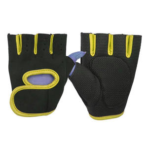 Unisex <b>Half</b> Finger Exercise Gloves Padded Anti <b>Slip</b> Gym Workout Gloves Breathable Weightlifting Fitness Palm Guard - Product Image 5