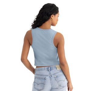 Women Festival Cropped Tank Custom Sleeveless <b>Crop</b> <b>Top</b> Soft Cotton Summer Casual Concert Party Fashion Wholesale - Product Image 2