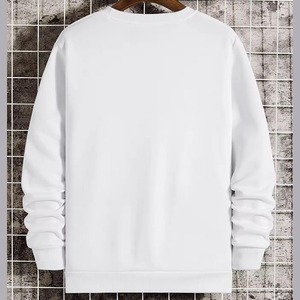 Sweat-shirt imprimé DTF personnalisé, 320 GSM, molleton de coton mi-lourd, col rond oversize, sweat-shirt à épaules tombantes avec motif graphique - Product Image 4