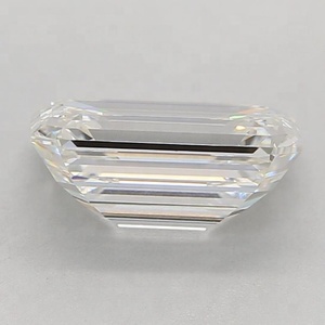 Diamant de laboratoire certifié IGI, taille émeraude, 1,50 carat, 7,72 mm, couleur G, clarté VVS2, pour pendentif ou bague - Product Image 3