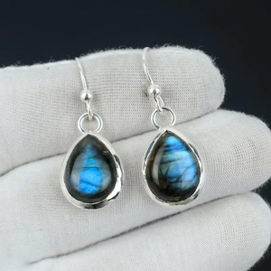 Handmade Wholesale Fashion Jewelry Intricate 925 Sterling <b>Silver</b> Pearl Drop Earrings Ethnic Style Dangle Jhumki for Girls - Product Image 2