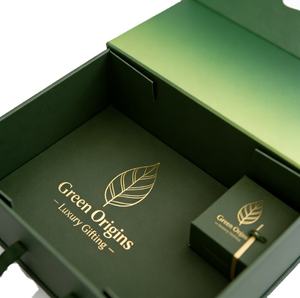 <span class=keywords><strong>Caja</strong></span> <span class=keywords><strong>de</strong></span> Embalaje <span class=keywords><strong>de</strong></span> Lujo con Cierre Magnético, Cartón Rígido Plegable para Pequeñas Empresas, Impresión <span class=keywords><strong>de</strong></span> Logotipo Personalizada con Cinta - Product Image 3